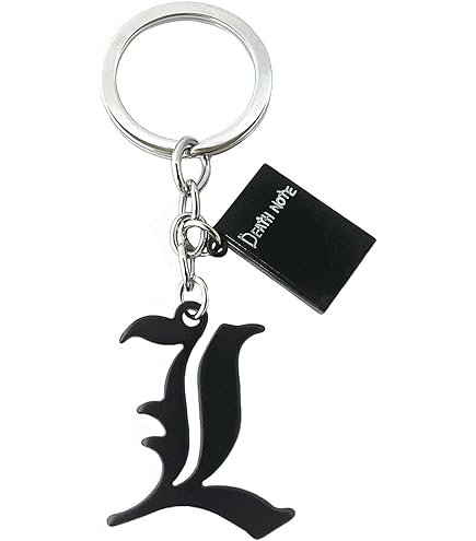 Amazon.com: Official Death Note L SD Metal Keychain (GE-3992